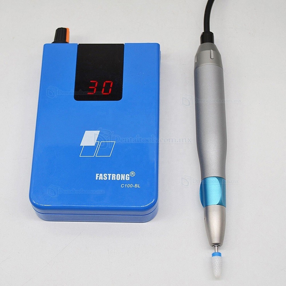 Fastrong C100-BL Micromotor Dental Port&aacute;til Sin Escobillas para Laboratorio 30,000 RPM